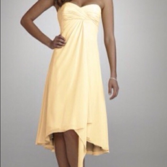 david's bridal canary yellow
